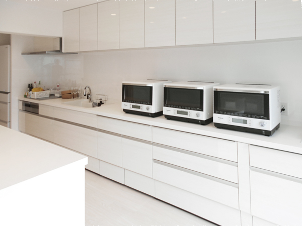 中古マンションをお料理教室のキッチンスタジオに